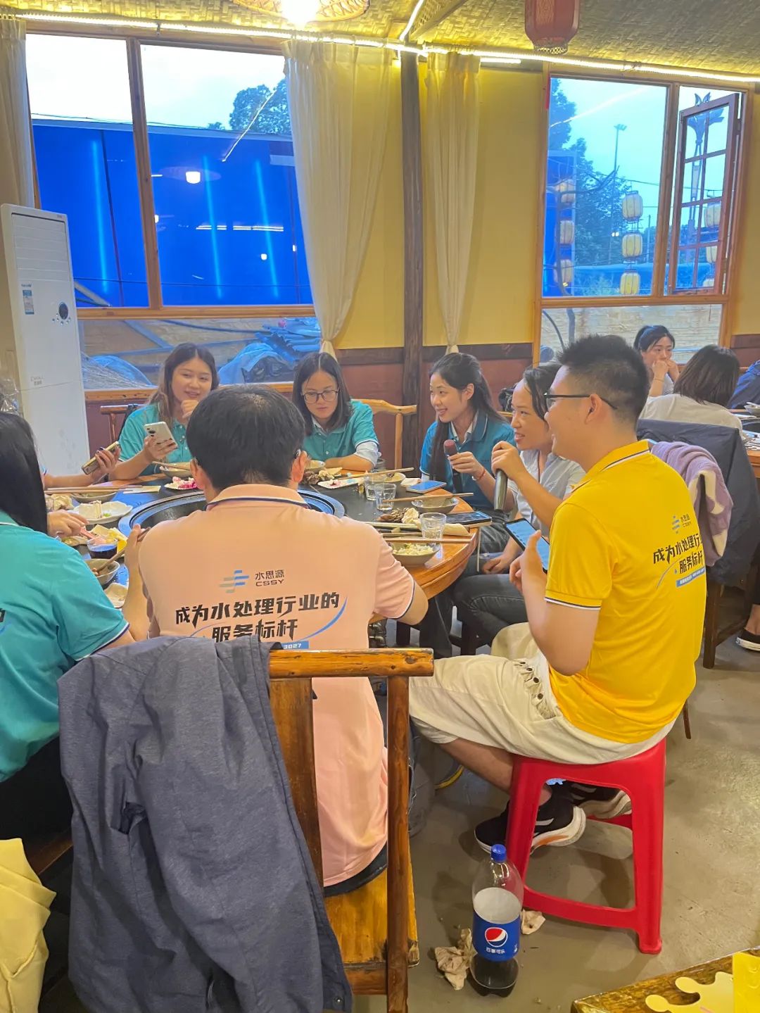 水思源中秋團建活動現(xiàn)場